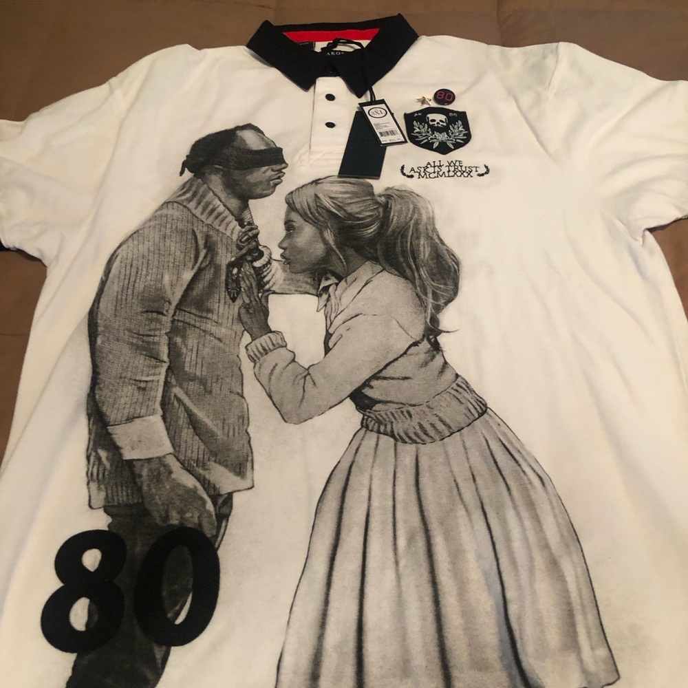 NWT AKOO Secret Society polo shirt. Size 3XL.
